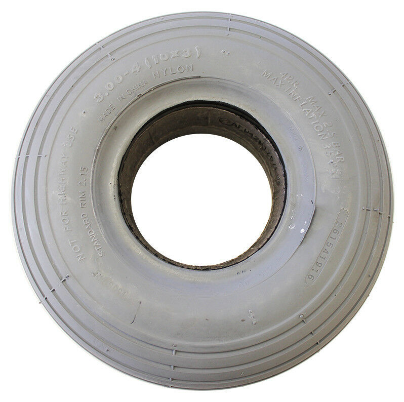 10X3" (260-85)(3.00-4) 1 Solid Foam Rib Tire For Front Of 3 Or 4 Wheel Scooters - Image 2