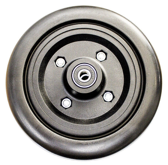 6x2 Caster Wheel/Tire Front/Rear, 1 Black Urethane Fits JazzyQuantum, Others - Image 2